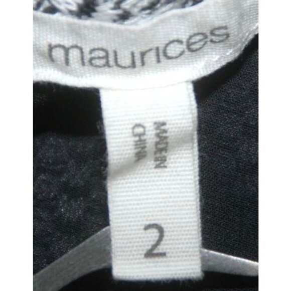 Maurices Women's Sweater Size 2 Gray Beaded Lined Open Back Embroidered Casual - Picture 9 of 10
